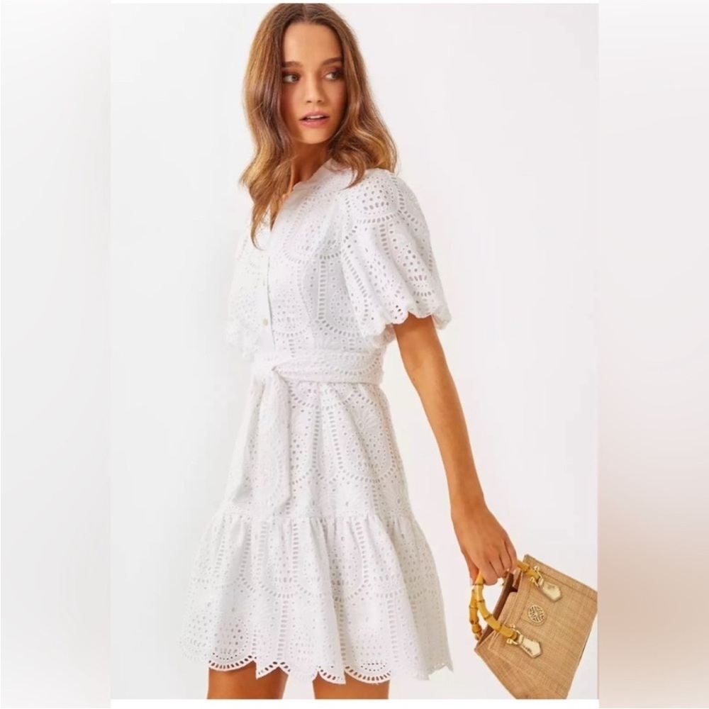 NWT Lilly Pulitzer Xylia Dress White Size 4 Nantucket